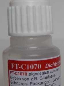 FIRETEX Glasfaserkleber/Dichtschnurkleber C1070 / 25 ml mit Spritztülle