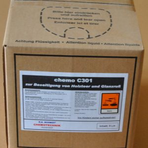 CHEMOTECHNIK Holzteer und Glanzrußreiniger 301   5 Ltr. Systemkarton