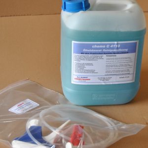 CHEMOTECHNIK Reinigungslösung für Ölheizkessel C4110 5 Ltr. Sprühpumpkanne