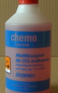 CHEMOTECHNIK CO2 Meßflüssigkeit 500 ml Flasche