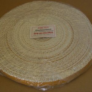 FIRETEX Glasfaserband 10x3 mm / 25 Meter Rolle