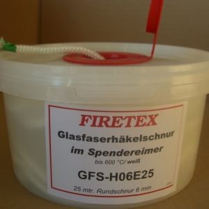 FIRETEX Glasfaserhäkelschnur  GFS-H-20E12